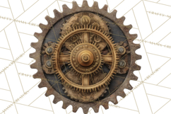 Clockwork Chronicles Vintage Steampunk Clipart PNG Files Product Image 3