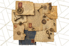 Clockwork Chronicles Vintage Steampunk Clipart PNG Files Product Image 2