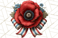 Inspirational Patriotic Memorial Clipart, 4th of July Png Product Image 3