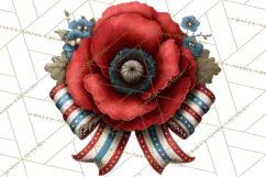Inspirational Patriotic Memorial Clipart, 4th of July Png Product Image 3