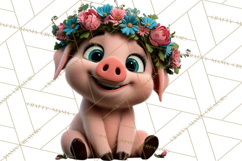 Easter PNG, Cottage Core Realistic Easter Animals Clipart Product Image 4