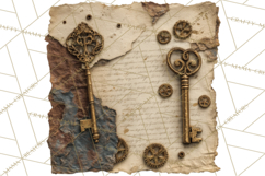Clockwork Chronicles Vintage Steampunk Clipart PNG Files Product Image 4