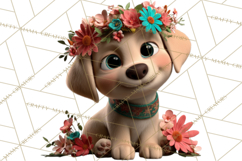 Easter PNG, Cottage Core Realistic Easter Animals Clipart Product Image 3