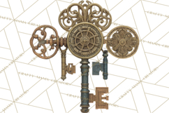 Clockwork Chronicles Vintage Steampunk Clipart PNG Files Product Image 3