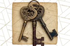 Clockwork Chronicles Vintage Steampunk Clipart PNG Files Product Image 4