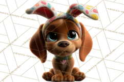 Easter PNG, Cottage Core Realistic Easter Animals Clipart Product Image 5