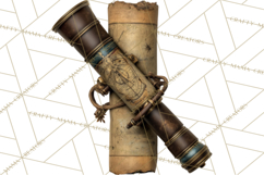 Clockwork Chronicles Vintage Steampunk Clipart PNG Files Product Image 5