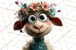 Easter PNG, Cottage Core Realistic Easter Animals Clipart Product Image 2