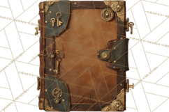 Clockwork Chronicles Vintage Steampunk Clipart PNG Files Product Image 4