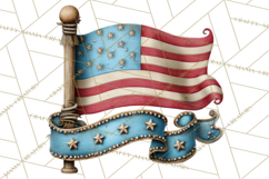 Inspirational Patriotic Memorial Clipart, 4th of July Png Product Image 2