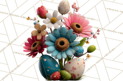 Easter PNG, Cottage Core Realistic Easter Animals Clipart Product Image 4