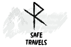 Safe Travels Bind Rune SVG PNG Bundle Product Image 4