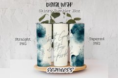 SEAMLESS with God all things are possible PNG tumbler 20 oz Product Image 1
