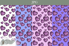 Hearts Valentine Seamless pattern Cute Valentine Heart Product Image 1
