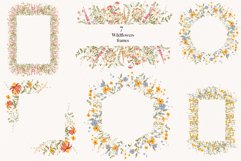 Watercolor wildflower floral clipart- Watercolor garden Product Image 2