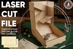 Acrylic Dice Tower - laser cutting file, Vector pattern Product Image 1