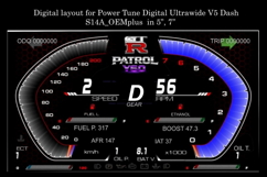 Digital Layout for Power Tune Digital Ultrawide V5 Dash Product Image 1