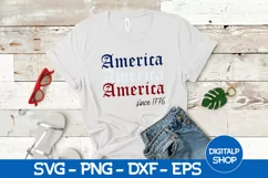 America Since 1776 Svg, 4th of July Svg, Patriotic Svg Product Image 1