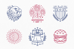 USA SVG Bundle, 4th of July, Independence Day Clipart Product Image 4