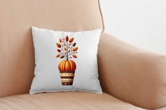 Clip Art or Clipart: Autumn Topiary Clipart Product Image 5