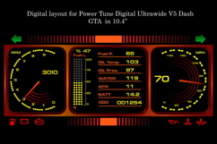 Digital Layout for Power Tune Digital Ultrawide V5 Dash Product Image 1