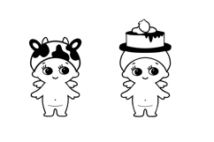 Baby Angels Dingbats Product Image 5