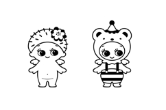 Baby Angels Dingbats Product Image 6