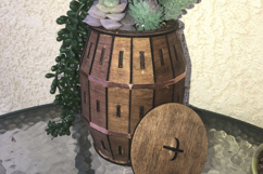 Barrel - laser cut file, cask SVG DXF laser machine plans Product Image 2