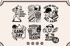 Baseball SVG Bundle | Game Day Designs | Baseball Season Product Image 2