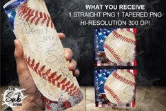 4th of July Baseball Tumbler Patriotic Flag PNG Design Product Image 3