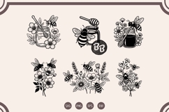 Bee SVG Bundle, Honey Bee, Honeycomb Clipart Product Image 5