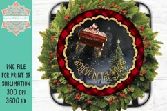 Believe in the Magic of Christmas Round Printable