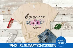 Best Granny Ever, Granny Shirt, Granny 2022 Png Sublimation Product Image 2
