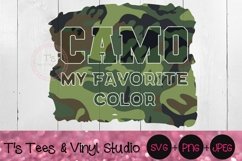 Camo My Favorite Color Sublimation Print File Camouflage Product Image 1