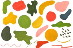 Watercolor Boho Splash Clipart, Modern Boho Design PNG Product Image 3