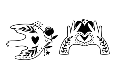 Boho Love Dingbats Product Image 5