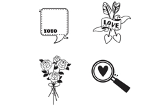Boho Love Dingbats Product Image 8