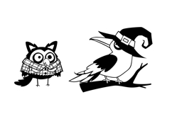 Bones and Feathers Society Dingbats Product Image 7