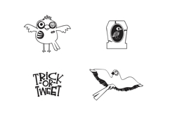 Bones and Feathers Society Dingbats Product Image 5