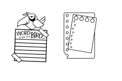 Bones and Feathers Society Dingbats Product Image 11