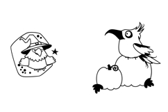 Bones and Feathers Society Dingbats Product Image 12