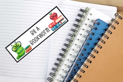 Bookmark, Printable Bookworm Bookmark Set for Students Product Image 4