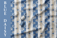 Daisies Seamless Patterns, Minimal Boho Floral Digital Paper Product Image 4