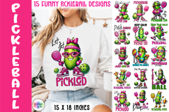 Cute Pickleball Sublimation Bundle, Funny Pickleball PNG Product Image 1