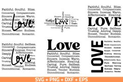 Love SVG Bundle, Love SVG, PNG, Valentine&#039;s Day Svg, Png Product Image 1
