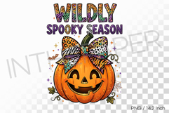 Wildly Spooky Jack O lantern | Sublimation TShirt Design Product Image 1
