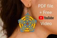 Micro Macrame Beaded Earrings DIY YouTube Transcript Product Image 1