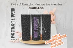 SEAMLESS not perfect just forgiven tumbler wrap sublimation Product Image 1