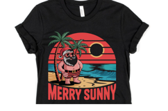 Merry Sunny Svg | Christmas Svg | Shirt Svg Product Image 1