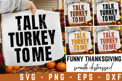 Talk Turkey To Me Svg | Funny Thanksgiving Svg Product Image 1
